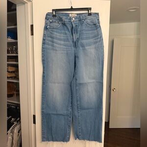 Madewell Light Blue Perfect Vintage Wide Leg Crop